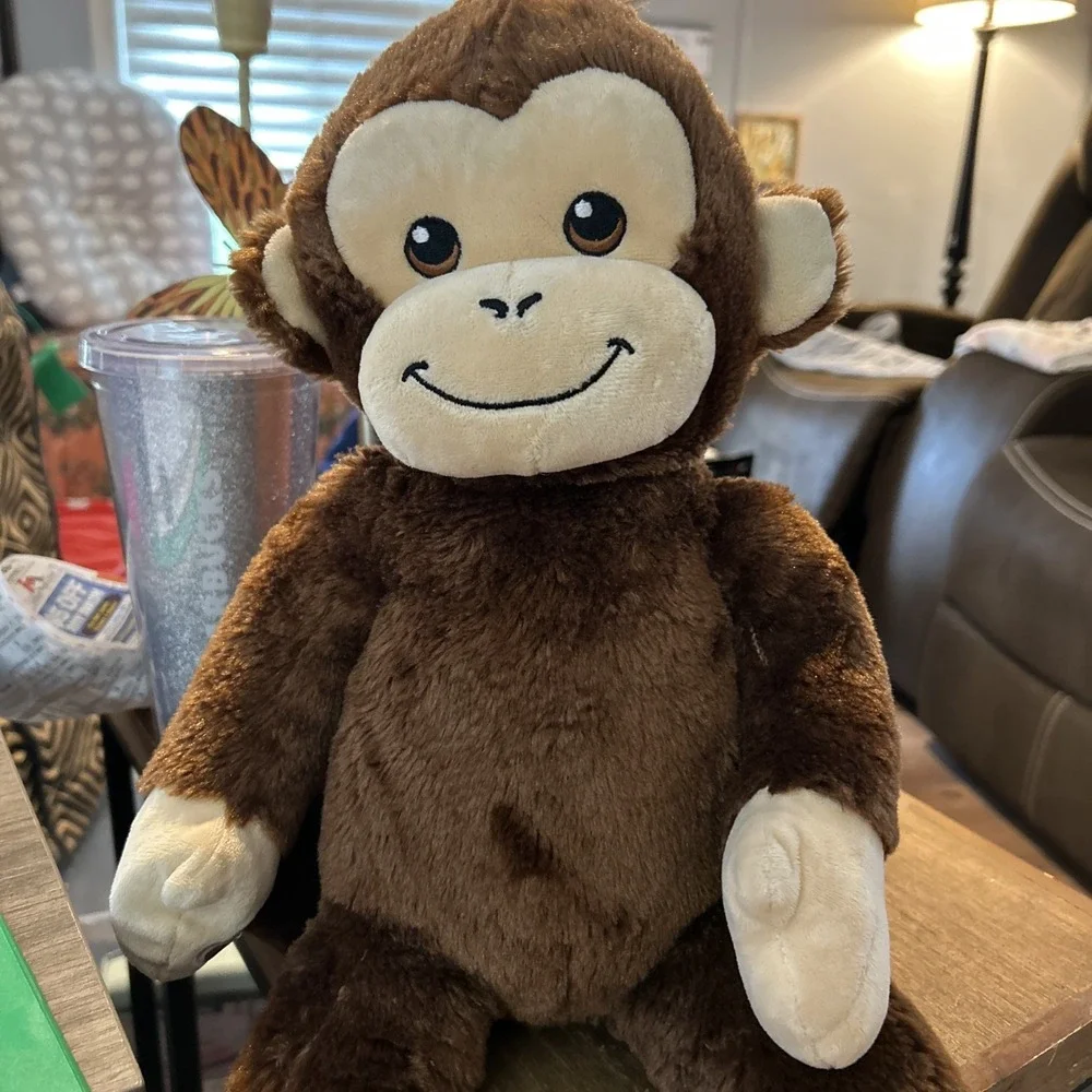 Build A Bear Smiley Monkey‎ Brown Plush 18